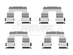 BORG & BECK Комплектующие, колодки дискового тормоза BBK1421